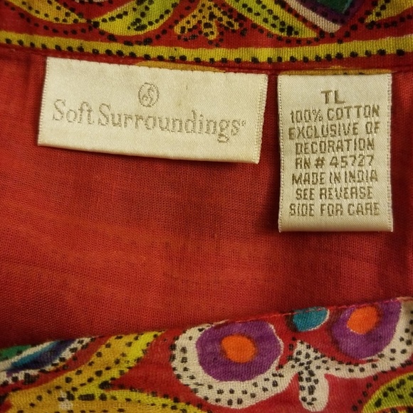 MColor Embellished Wrap Skirt by Soft Surroundings - Picture 3 of 4